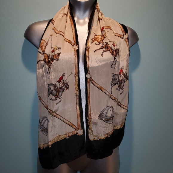 Hermes Accessories - Vintage Hermes Silk Scarf